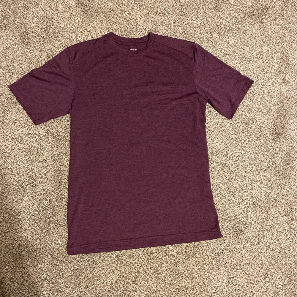 BCG Men's Burgundy Short Sleeve Tee
